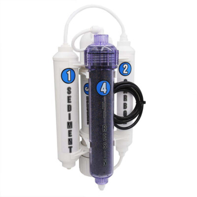 50-100 GPD - 4 Stage Inline RODI (Entry Level) SEA-RODI-100 - SaltwaterAquarium.