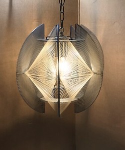 mid century lucite chandelier