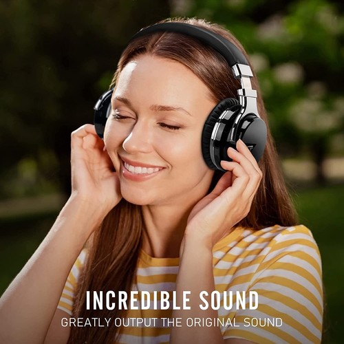 E7 Active Noise Cancelling Headphones, Wireless Over-Ear Headphones with Microph - Picture 4 of 5