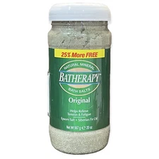 Batherapy Natural Mineral Bath Salts Original Siberian Fir Oil Queen Helene 20oz