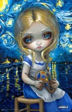 Strangeling - Alice in a Van Gogh Mini Poster 11" x 17"