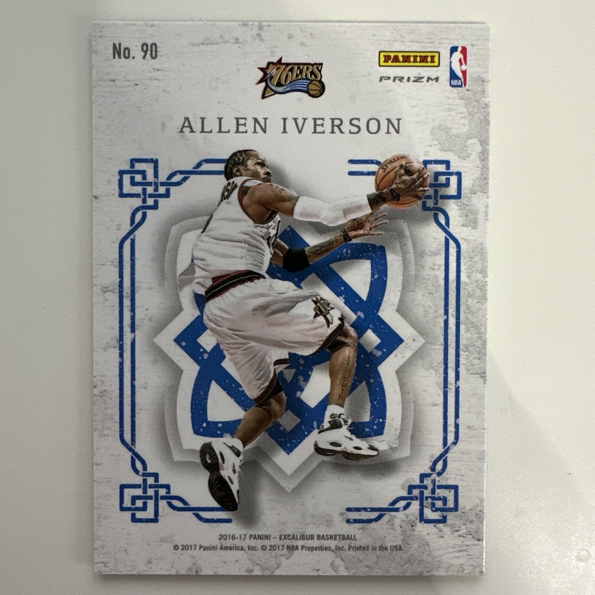 NBA Allen Iverson 16-17 Excalibur 10枚限定 2016-17 Panini Excalibur - Crusade Silver #90 Allen Iverson