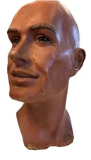 MCM Mannequin Head, Rare, Character Actor Yul Brynner Fabulous Fiberglass  $195