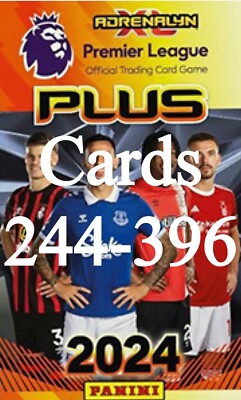 Karten # 244-396 Panini Plus Adrenalyn XL 2023/2024 Golden Baller 23/24