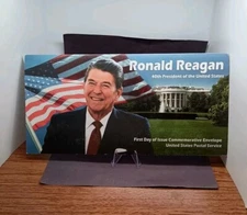 2005 Ronald Reagan First Day Issue Envelope Simi Valley Cancel