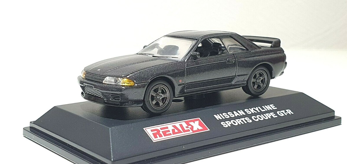 Real-X 1/72 NISSAN SKYLINE GT-R BNR32 R32 GUNMETAL GREY