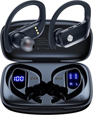 Aud�fonos Bluetooth Auriculares deportivos impermeables inal�mbricos Recargables