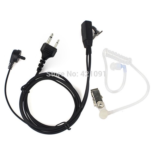 Anti-noise Air Acoustic Tube Headset Microphone Earpiece for Cobra Vertex ICOM - Picture 2 of 6