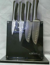 baccarat damashiro emperor mokuzai piece knife block review
