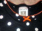 Carter's Pumpkin  DRESS (9mo) + Gymboree TIGHTS (6-12mo) — photo 6