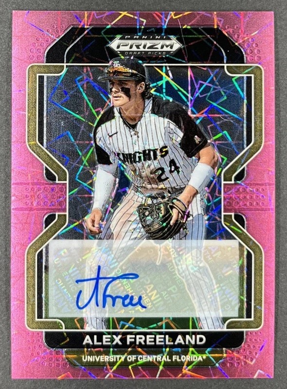 2022 Prizm Draft Picks - Alex Freeland Pink Velocity Prospect Autograph (AU)
