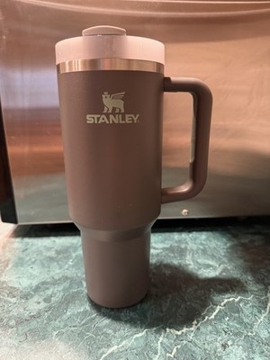 Stanley Insulated Tumbler Gray Stainless Steel With Handle & Drink Through Lid