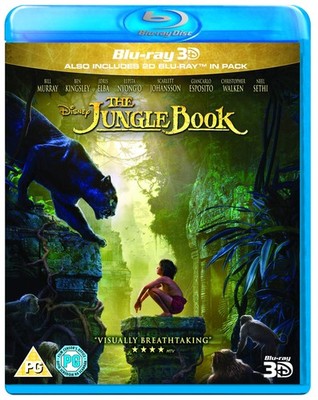 The Jungle Book [Blu-ray 3D] [2016] [Region Free] [3D Blu-ray]