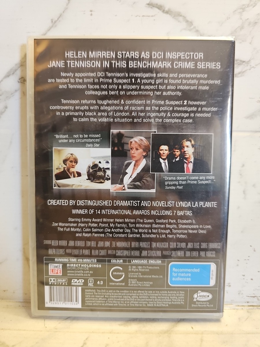Prime Suspect Series 1-2 (DVD, 2007, Disc Set, Region 4) New