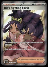 IRIS'S FIGHTING SPIRIT 180/159 ULTRA RARE JOURNEY TOGETHER POKEMON NM/M