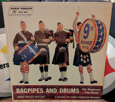 9th Regiment Pipe Band Bagpipes And Drums 1958 Audio Fidelity AFLP-1857 VG /EX