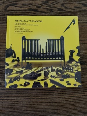 Metallica 72 Seasons 2LP by Metallica Limited Edition Black Vinyl New & Sealed