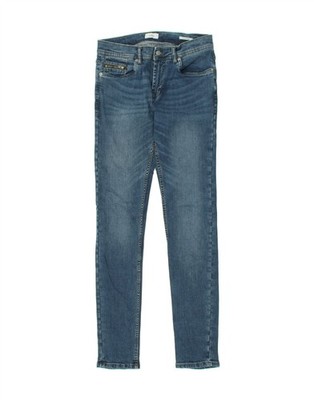 JULES Damen Skinny Jeans W28 L34 blau Baumwolle BB37