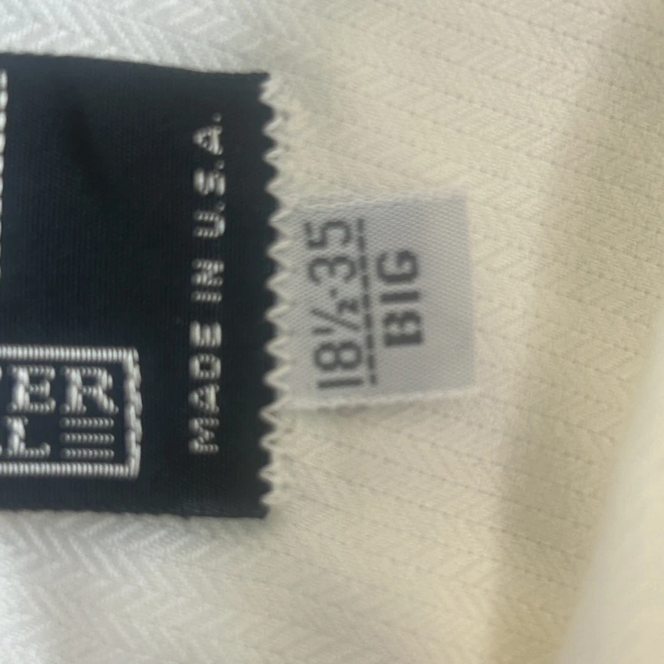 Camisa de vestir para hombre IKE Behar marfil puños franceses talla 18,5/35 Foto 4 de 4