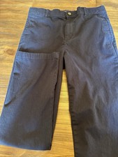 The Children's Place Boys Navy Chino Pants Casual Pockets Solid Zip Button
