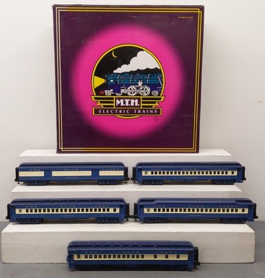 MTH 20-4021 O Gauge Jersey Central 70' Madison Passenger Car Set (Set of 5) EX