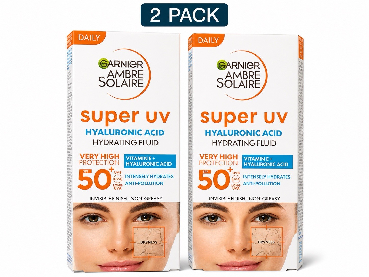 Garnier Ambre Solaire Ultra-Light Sensitive Sun Protection Face Fluid SPF50+ 40ml - Image 8