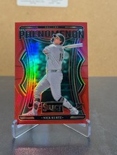 2025 Panini Select Baseball Phenomenon Red Prizm Nick Kurtz /99