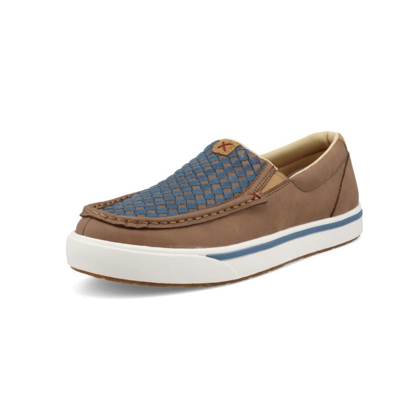 Twisted X Casual Shoes Mens 10.5 M Toasted Coconut Blue Steel MCA0058 CLEARANCE
