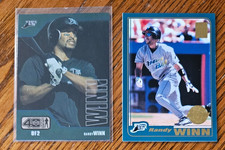 Randy Winn -2002 Upper Deck 40 Man Rainbow Foil (SP) No.112 +2001 Topps HTA