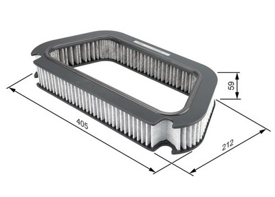INNENRAUMFILTER POLLENFILTER FÜR AUDI A8 D3 (4E2, 4E8) - BOSCH 1 987 432 423