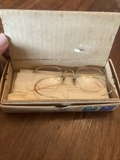 Gold Filled Rimless eye glasses 12k Gold