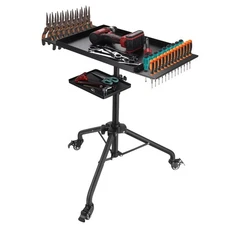 Heavy Duty Tool Organizer Cart with Magnetic Tray and Wheels