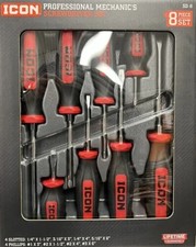 8 Piece Screwdriver Red Professional Mechanic Special alloy steel magnetic Tips