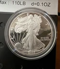 2003-W American Eagle 1 oz Silver Proof coin with U.S Mint box and Case