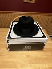 Stetson Homburg-St Regis DG 4500 Fedora, Size: 7 0/0 Brim 2 1/2, Pre-owned.