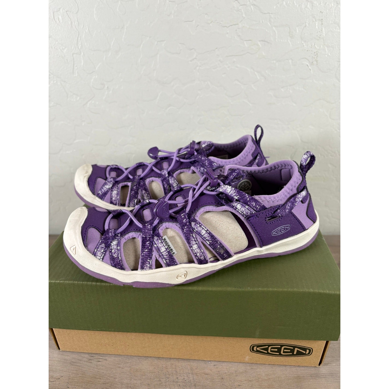 Sandali KEEN bambini 4 Moxie viola sport acquatici scarpe da trekking ragazza ragazzo CNX minimalista