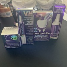 Complete V34 pearlywhite Color Correcting Whitening Teeth system.