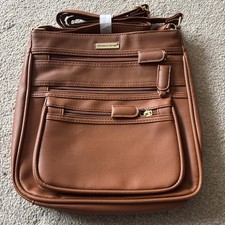 Nathalie Andersen Tan Crossbody Bag,  In Excellent Condition