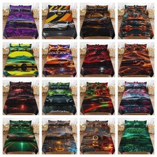 Trapuntino copripiumino matrimoniale auto sportiva lusso corsa set federa