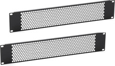 2PCS 2U Blank Rack Mount Panel Spacer with Venting for 19'' Server Rack Enclosur