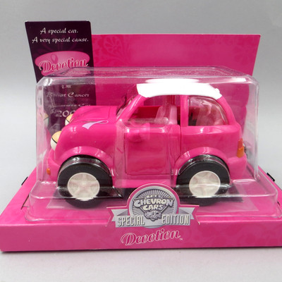 2009 DEVOTION Breast Cancer Awareness Promo Chevron Cars Special Edition Toy