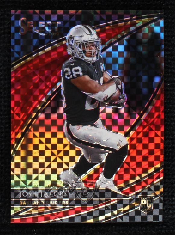 2019 Panini Select Field Level Red Prizm 24/49 Josh Jacobs #208 0d44