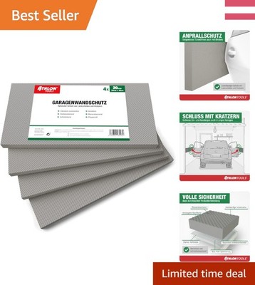 MaxProtect  Garagen Türkantenschutz, Selbstklebend, Set von 4, 40 x 20 cm