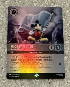 Disney Lorcana - FABLED Mickey Mouse Standard Bearer Epic Foil 221/204
