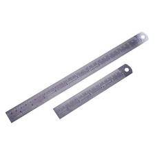 Ruler Metal Rule Stainless Steel Metric Imperial Dual Markings 6"-15CM 12"-30CM
