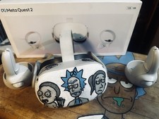 Meta Quest 2 VR Headset 128GB hand painted Ri...