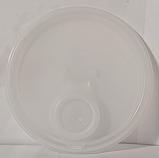 1980s Tupperware 603E Clear Flip Top Pour Spout Lid Replacement Seal 4"