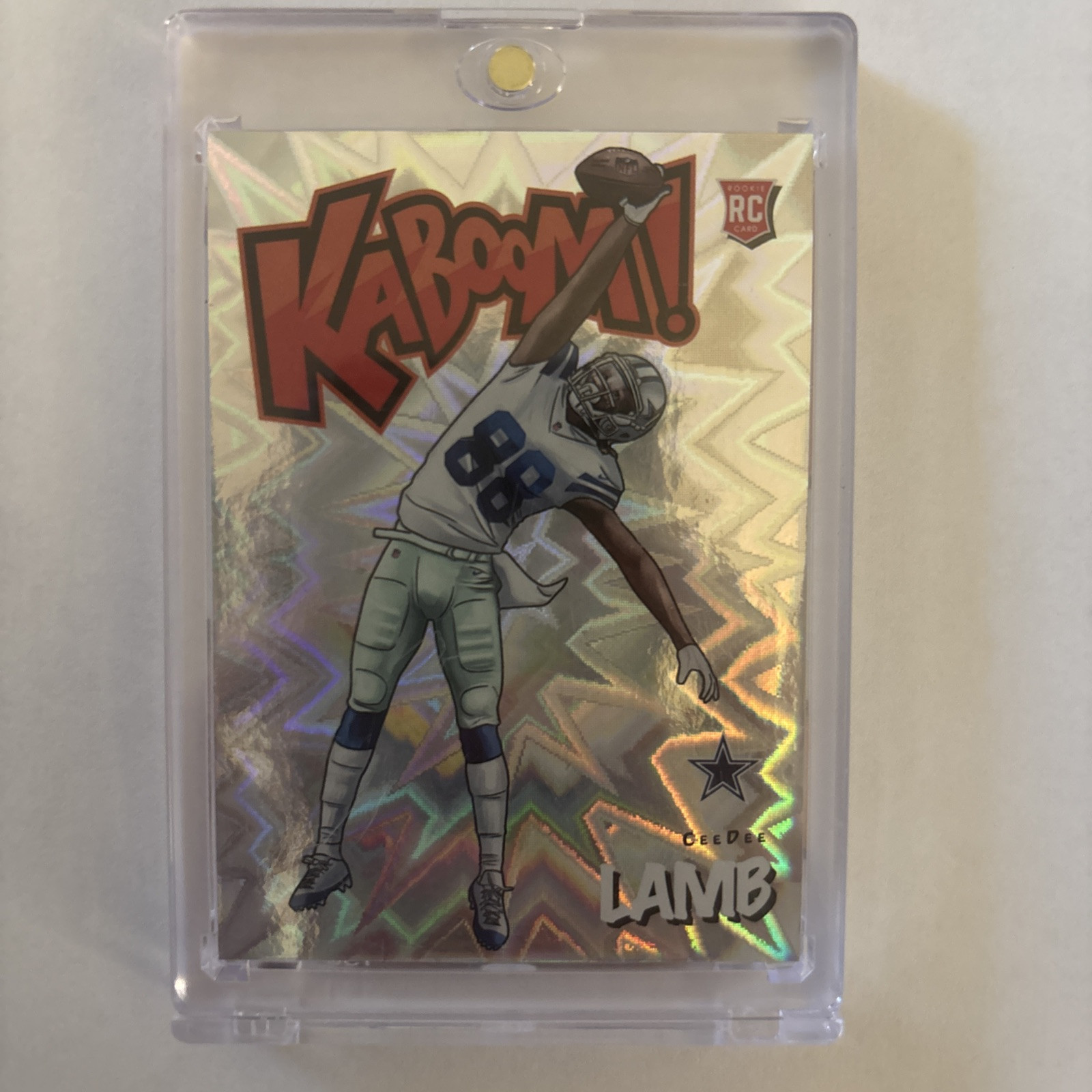 2020 Panini Absolute CEEDEE LAMB Rookie RC Kaboom! SSP Dallas Coyboys #K-CL1