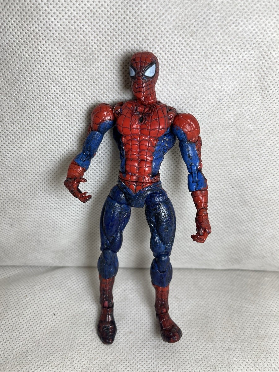 RARE 2004 Marvel Legends Toybiz Snapshot Spiderman *READ* Action