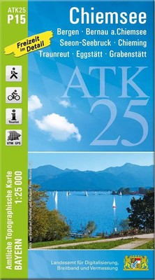 ATK25-P15 Chiemsee (Amtliche Topographische Karte 1:25000) | Digitalisierung